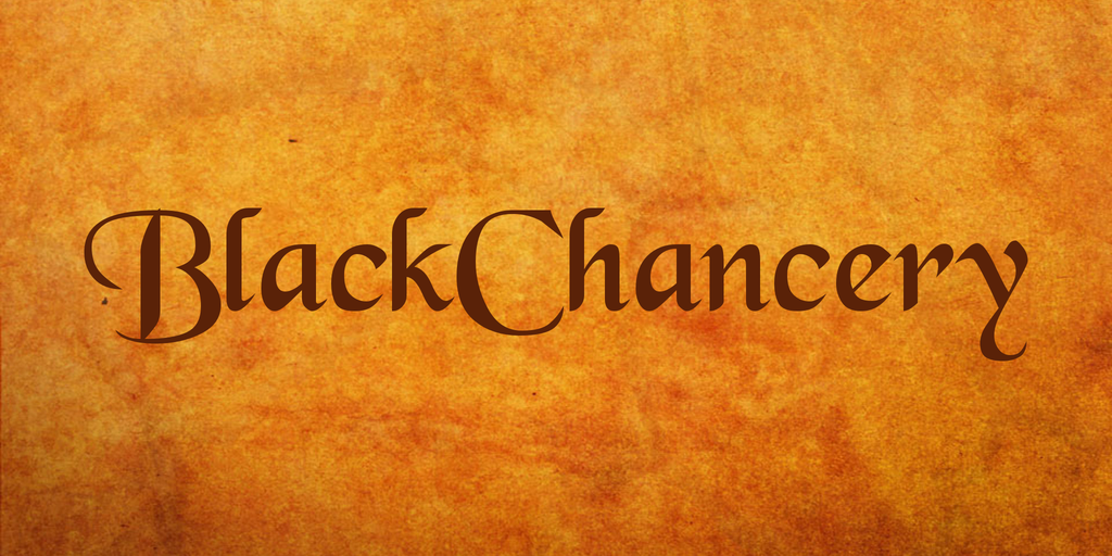 BlackChancery Font - Download Free Font