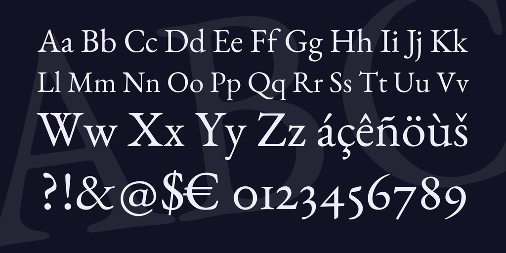 Eb Garamond Font Family Befonts Com