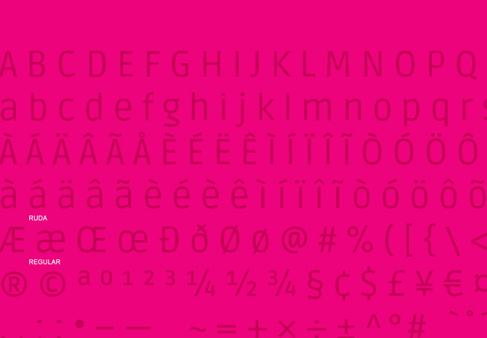 Ruda Font Family Befonts Com