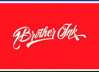 home brush font