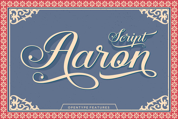 Free Aaron Script Script Fonts