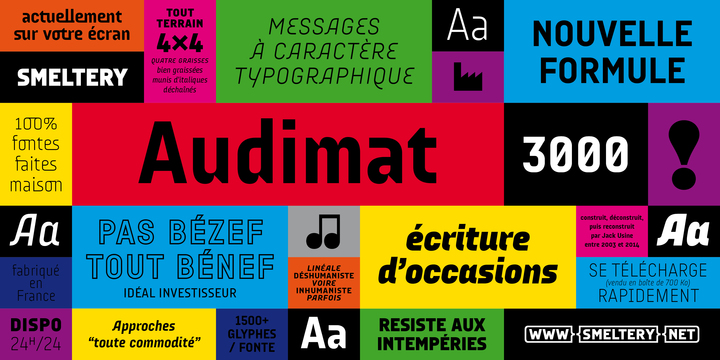 audimat font