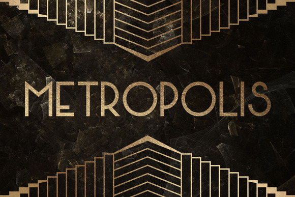 Metropolis Typeface - Befonts.com