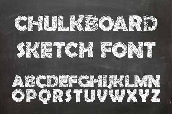 Chulkboard Sketch Font Befonts Com