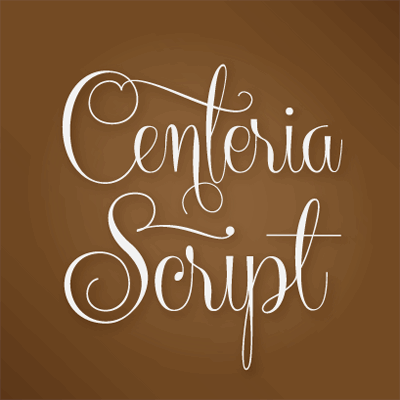 centeria script demo font