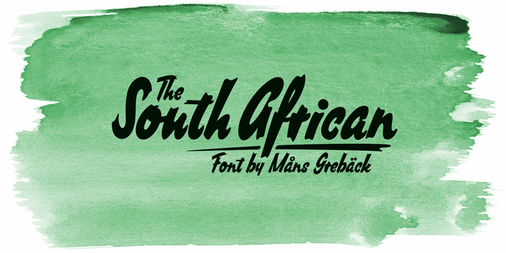 South African font - Befonts.com