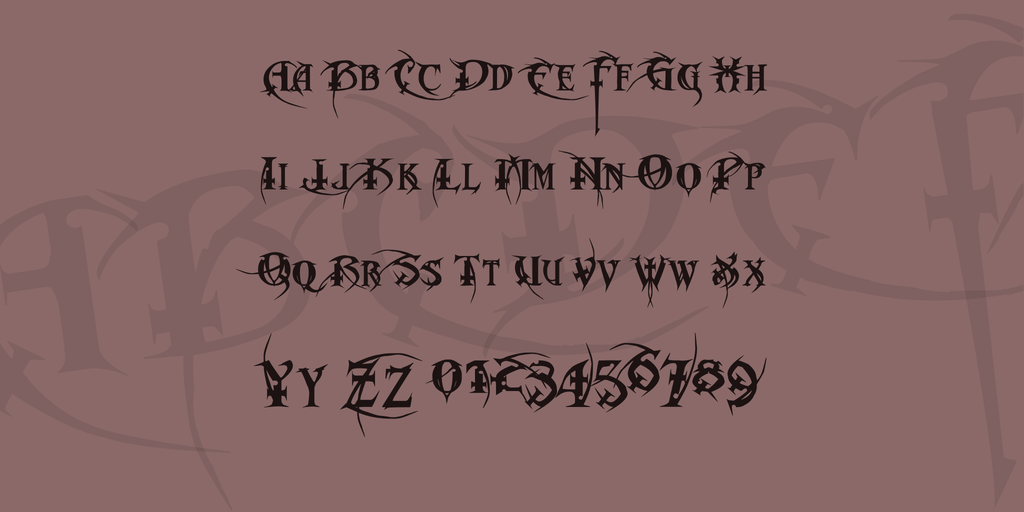 Metal Macabre Font