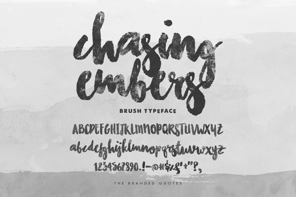 Image result for chasing embers font