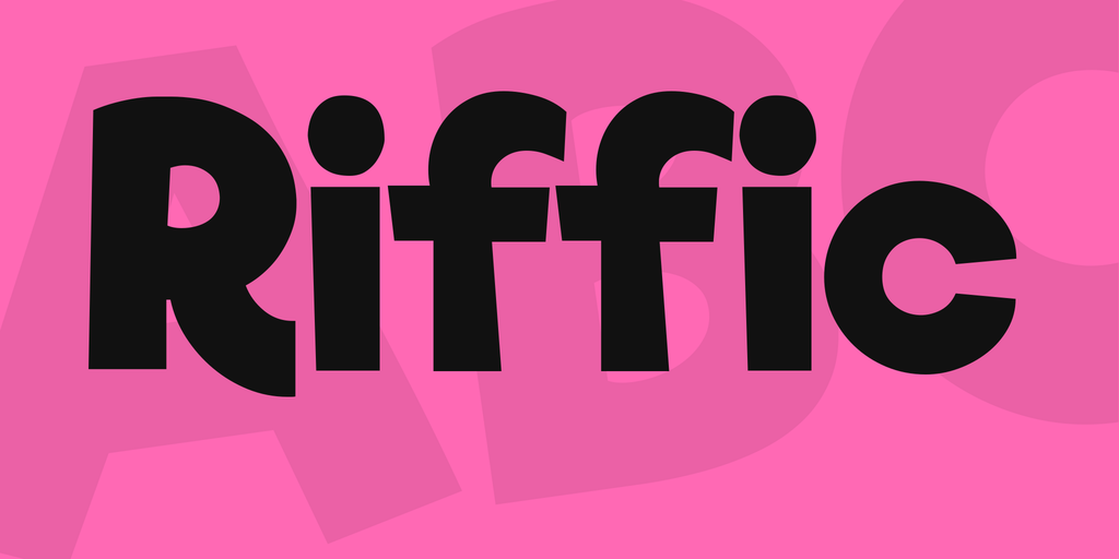 Riffic Font - Befonts.com.
