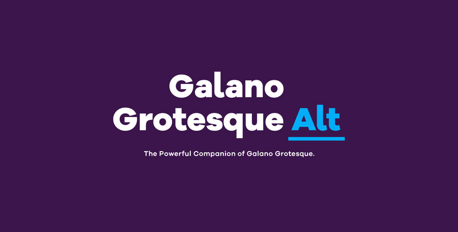 galano fonts