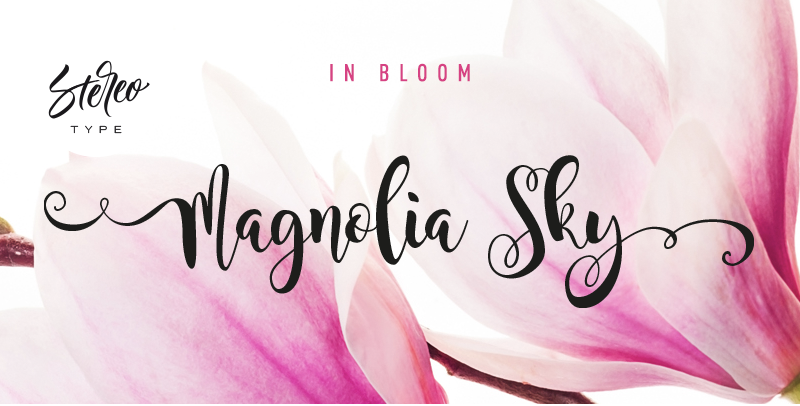 Magnolia Sky Font - Download Free Font