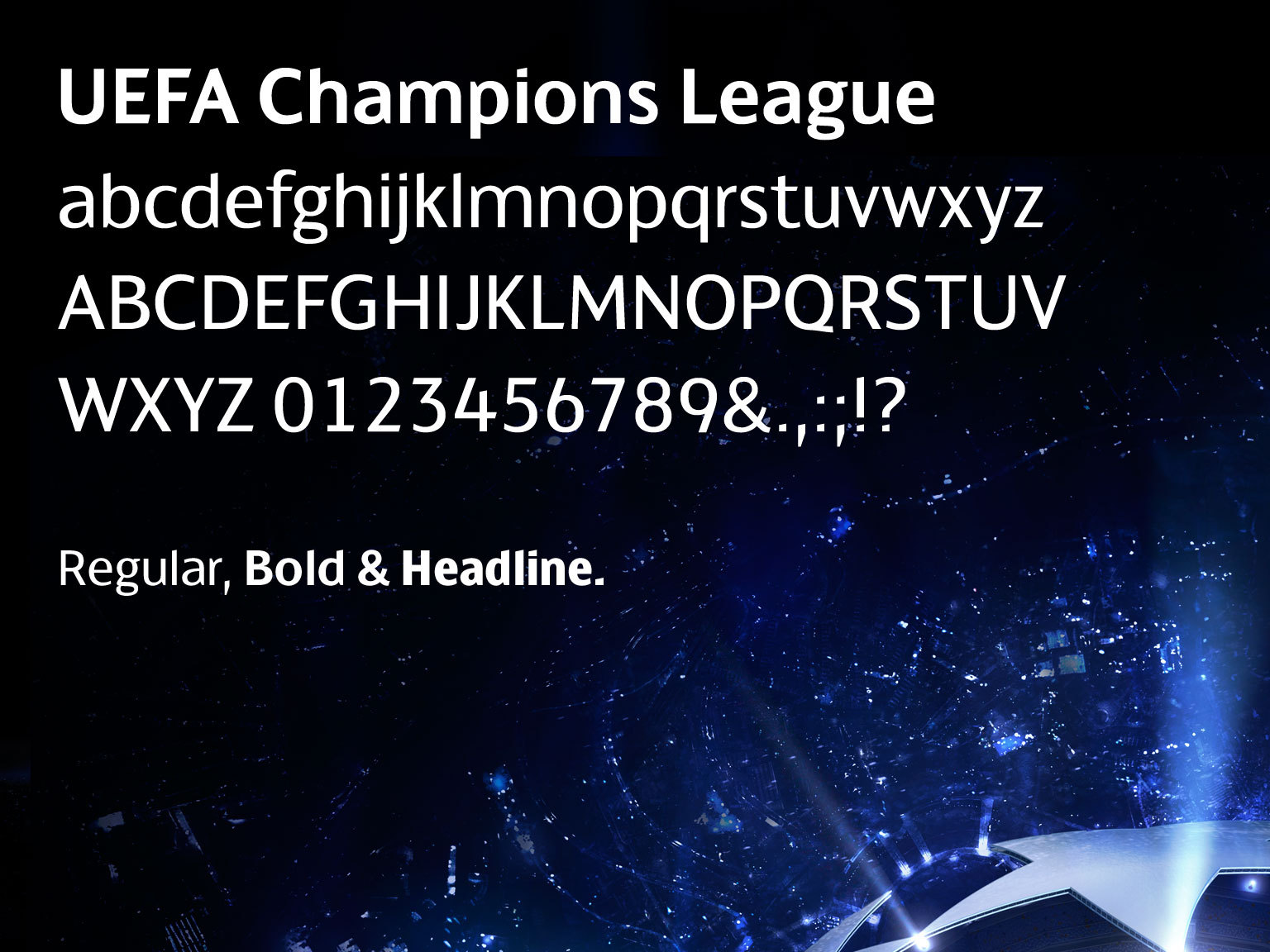 Uefa europa league font download