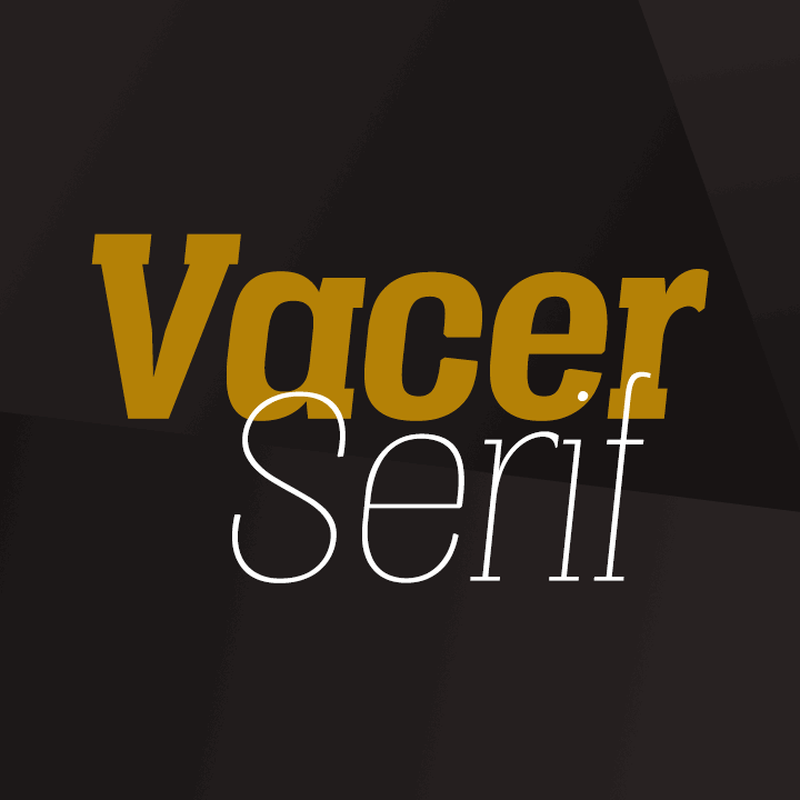 Vacer Serif Personal font 3
