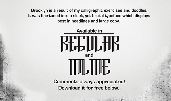 Free Brooklyn Typeface Script Fonts