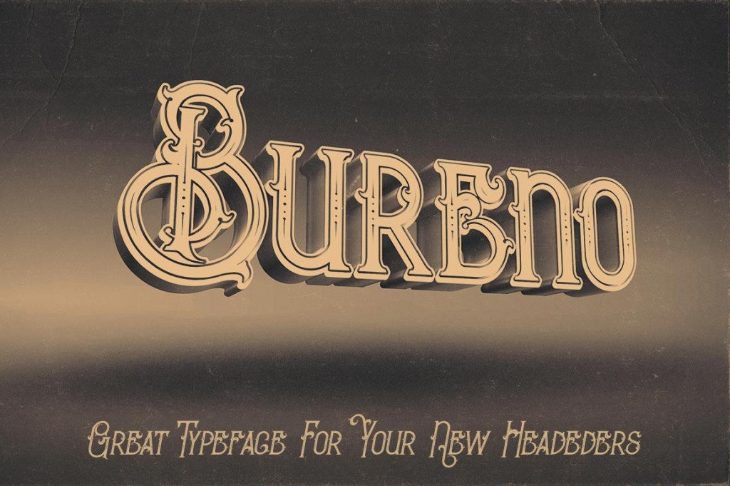 Bureno Regular Font 5