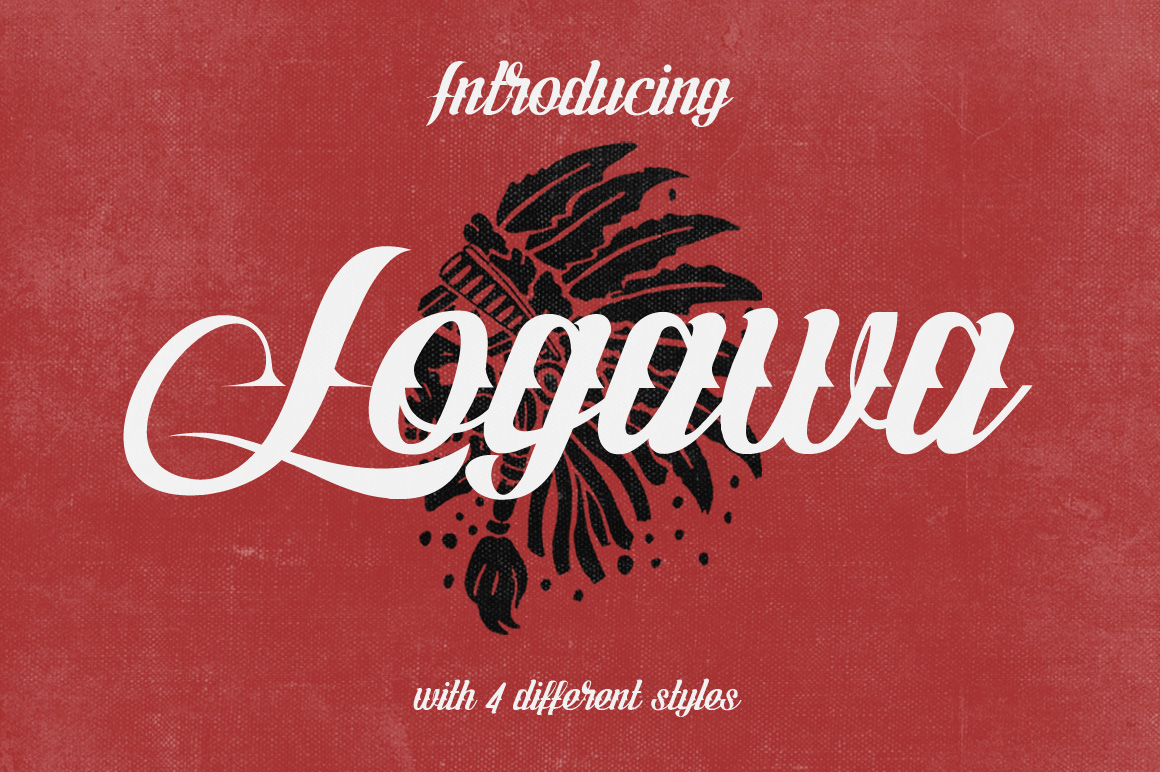 Free Logawa Script Script Fonts