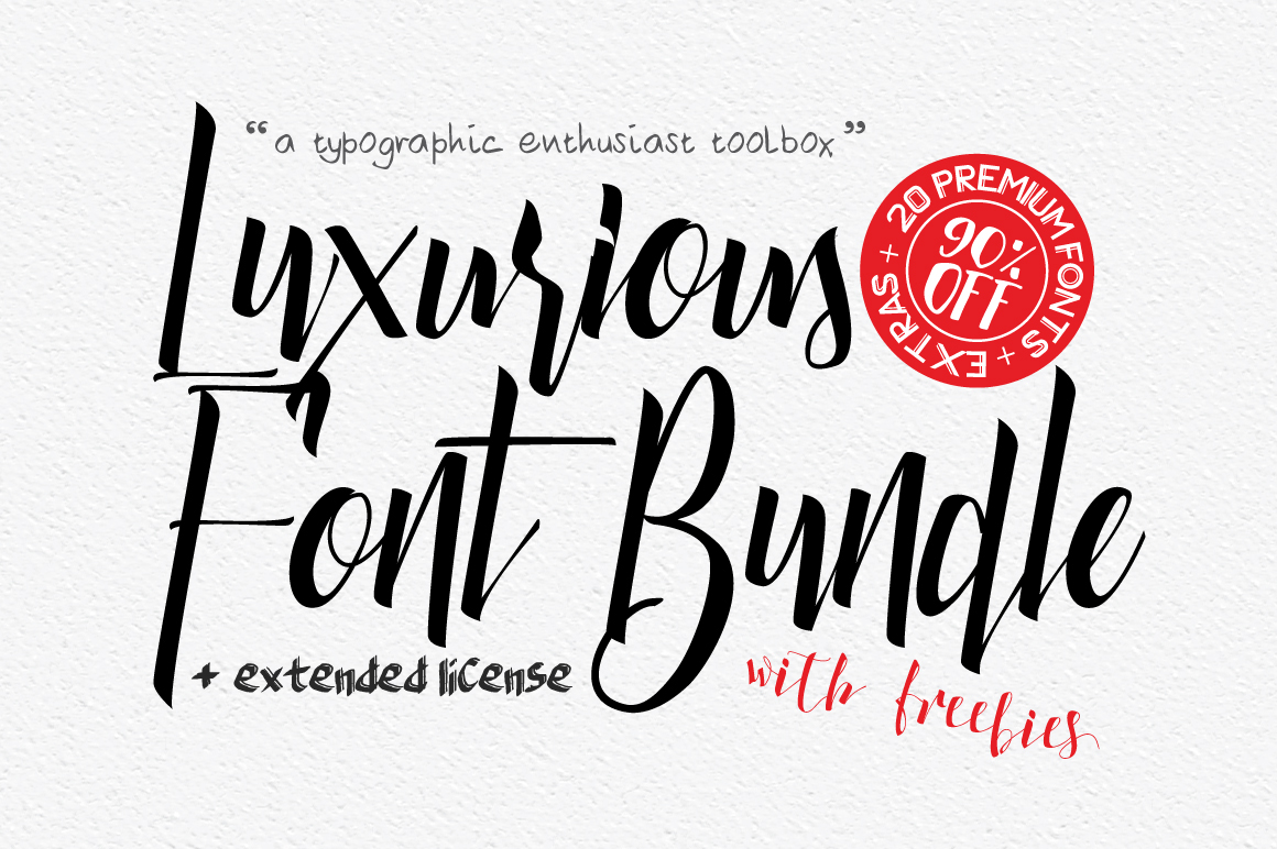 Download Luxurious Font Bundle - Befonts.com