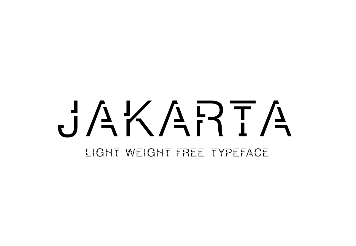 JAKARTA typeface - Befonts.com