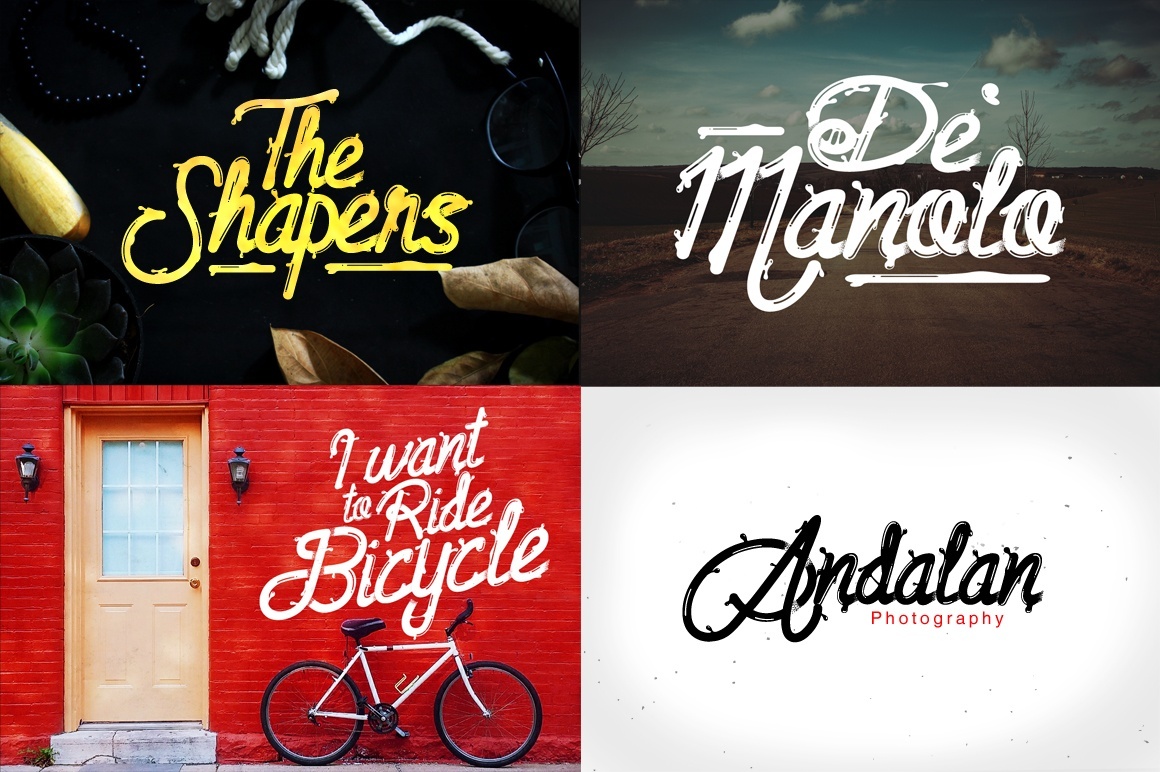 Dianjuli Typeface 8