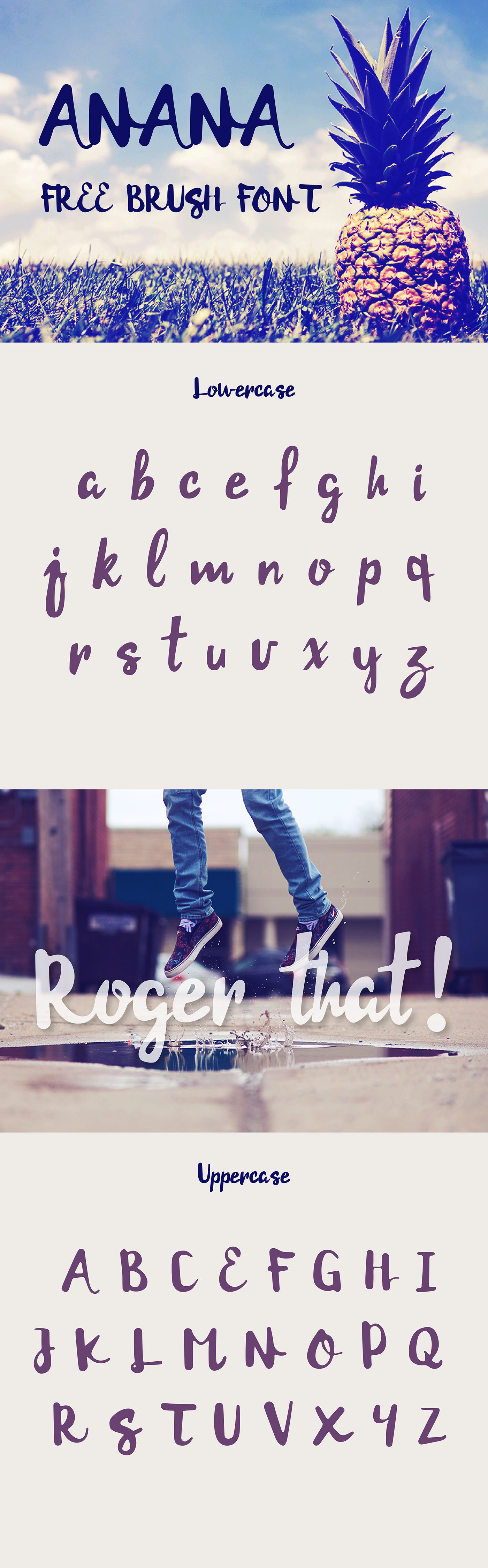 Anana Brush Font Anana Brush Font