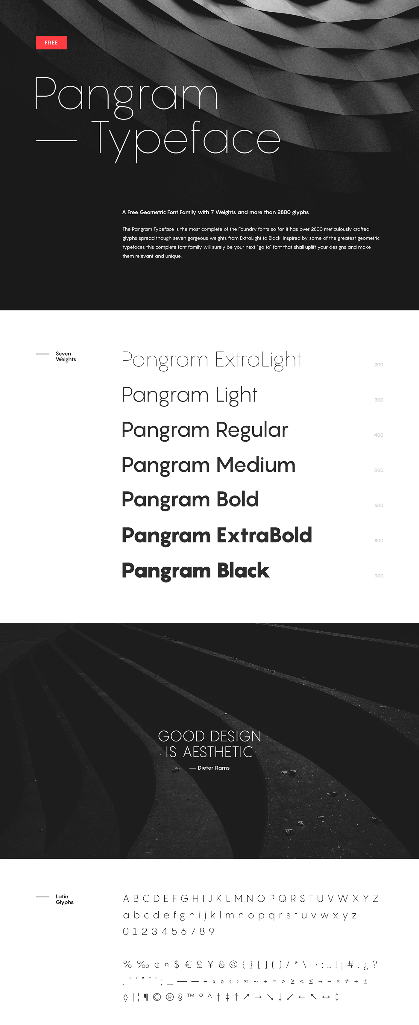 Pangram Sans Font Family