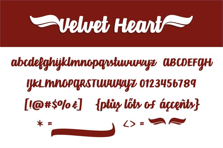 Velvet Heart Font