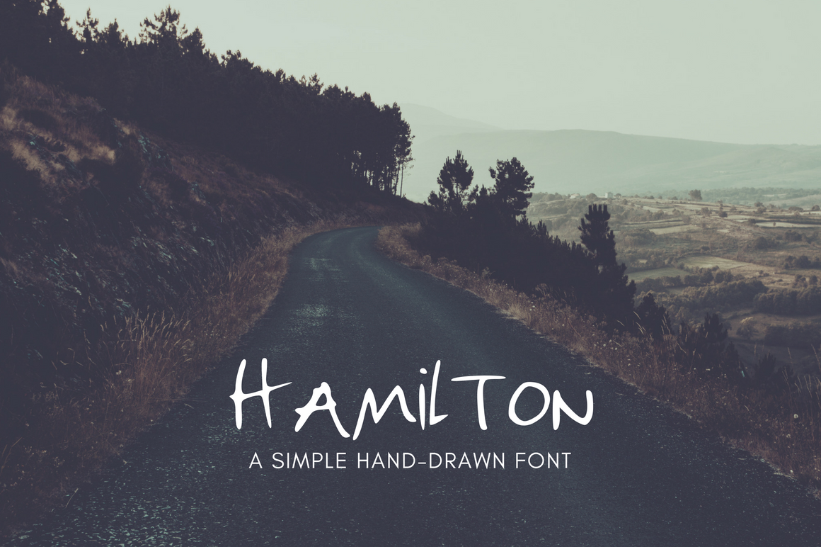 Hamilton Hand Drawn Font - Befonts.com