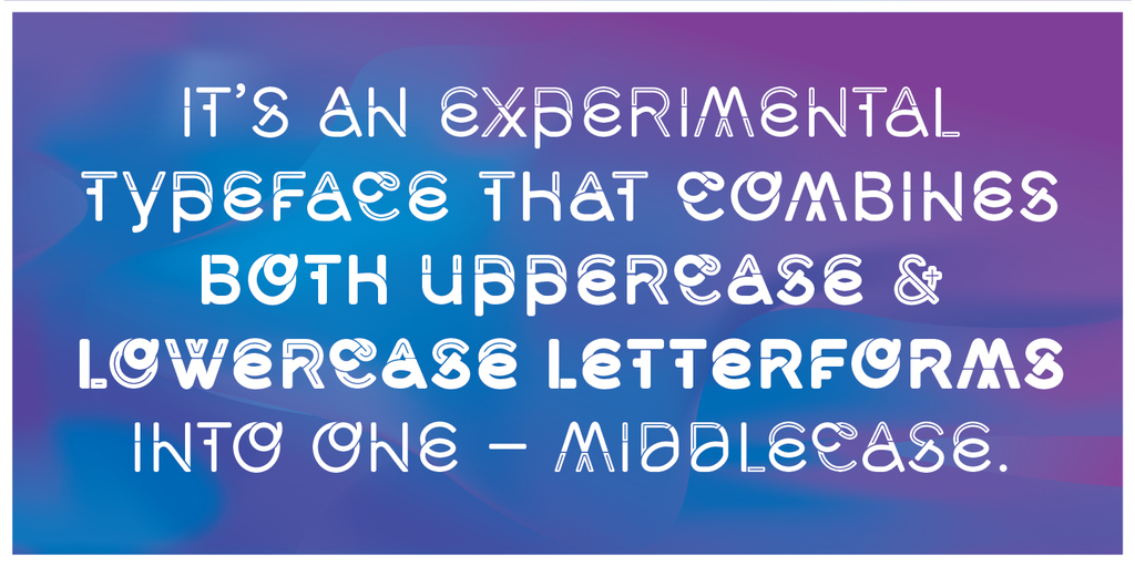 Middlecase Font Family