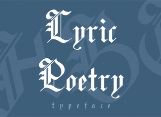 Lyric Poetry Font