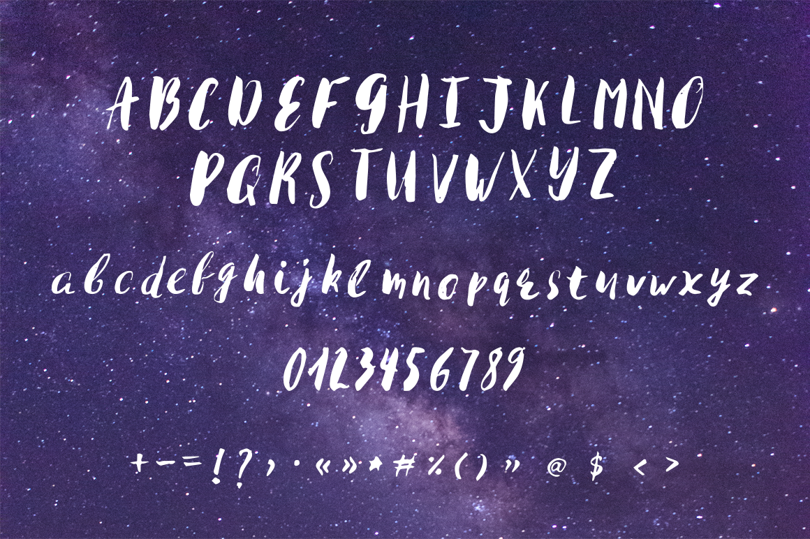 Kosmos Brush Font