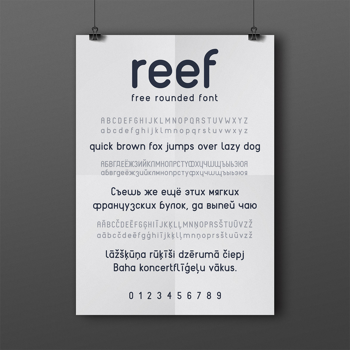 Reef Font