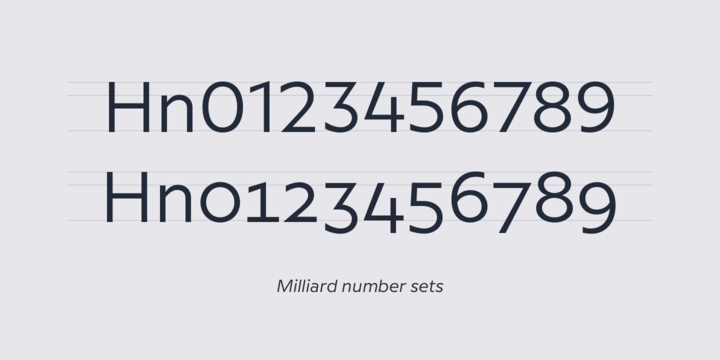 Milliard Font Family