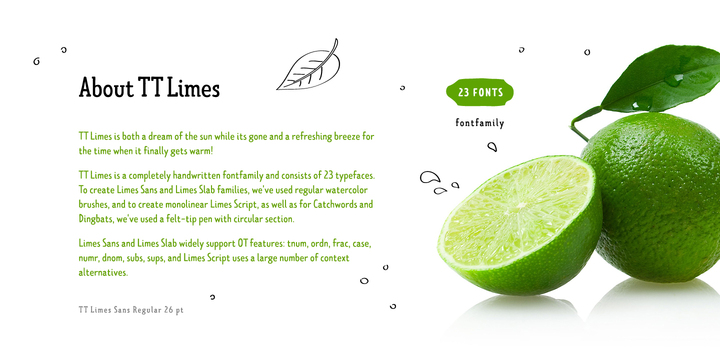 TT Limes Slab Regular Font