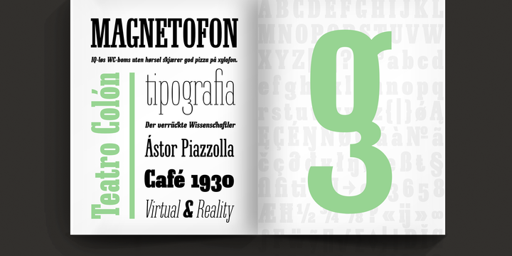 Ganges Slab Font Family