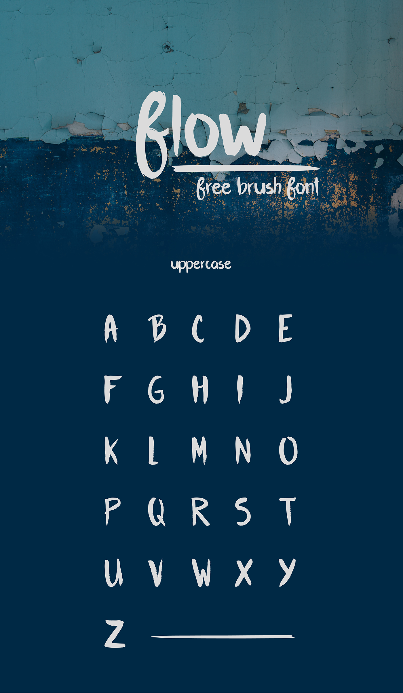 Flow Brush Font Befonts com