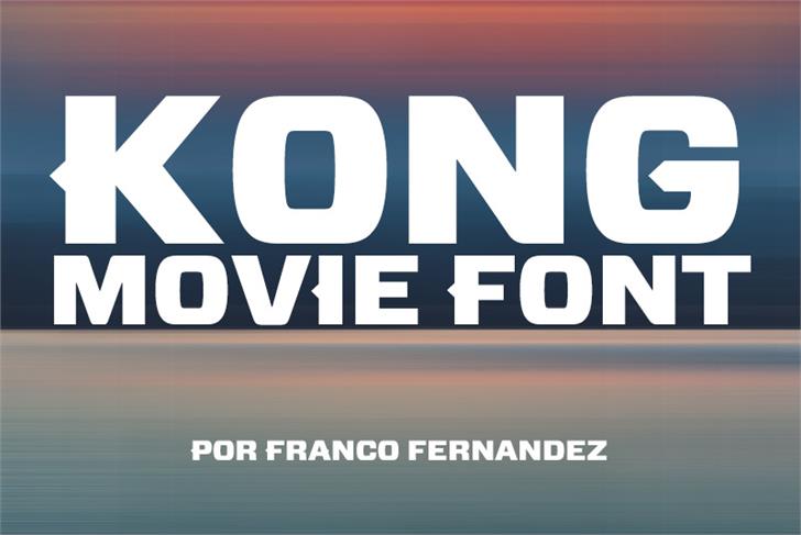 Kong Skull Island Font Befonts Com