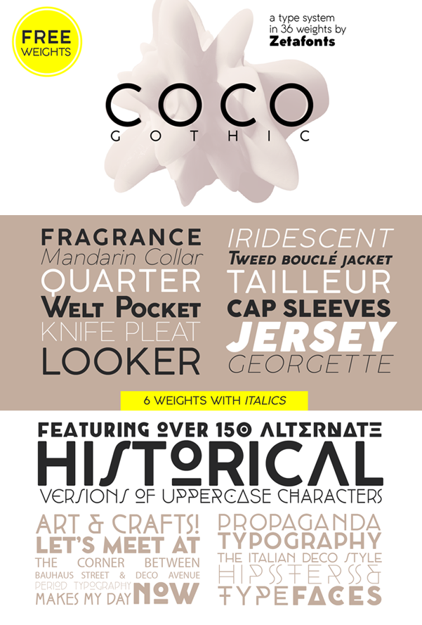 Coco Gothic Font Family - Download Free Font