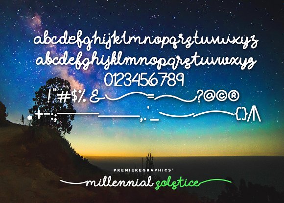 Millennial Solstice Script Font - Download Free Font