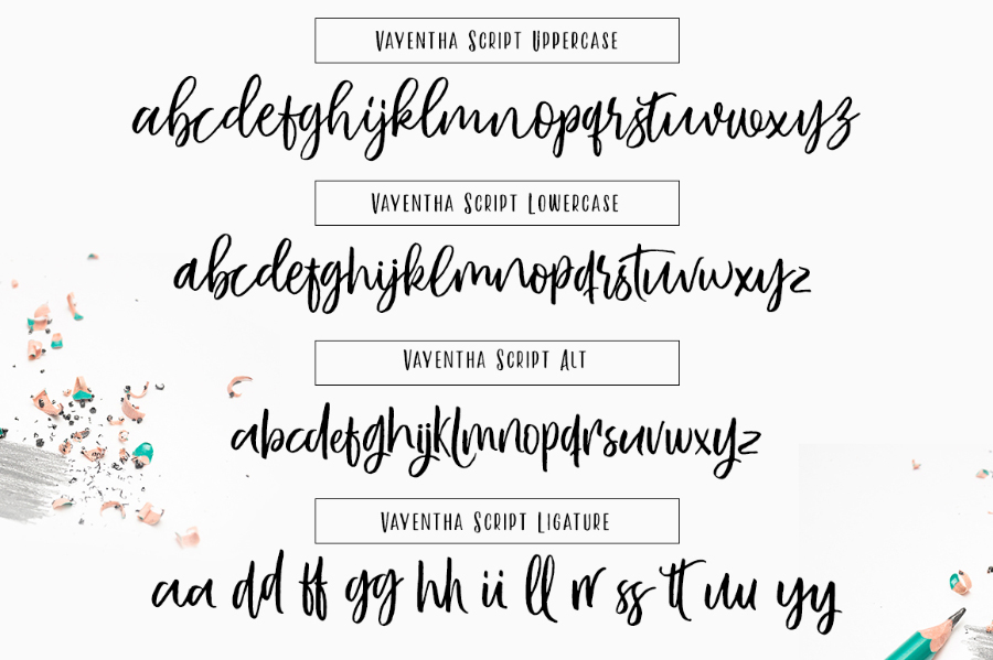 Vayentha Script & Sans Font