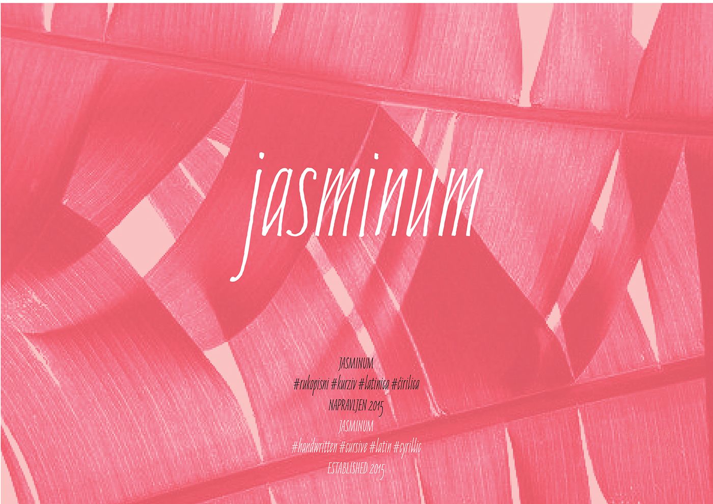 Jasminum Handwriting Font