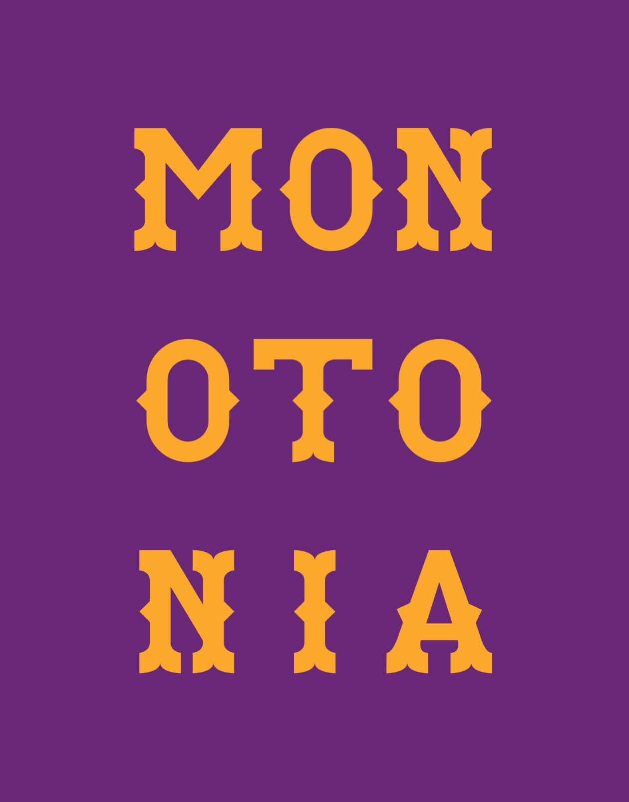 Monotonia Display Typeface Befonts Com