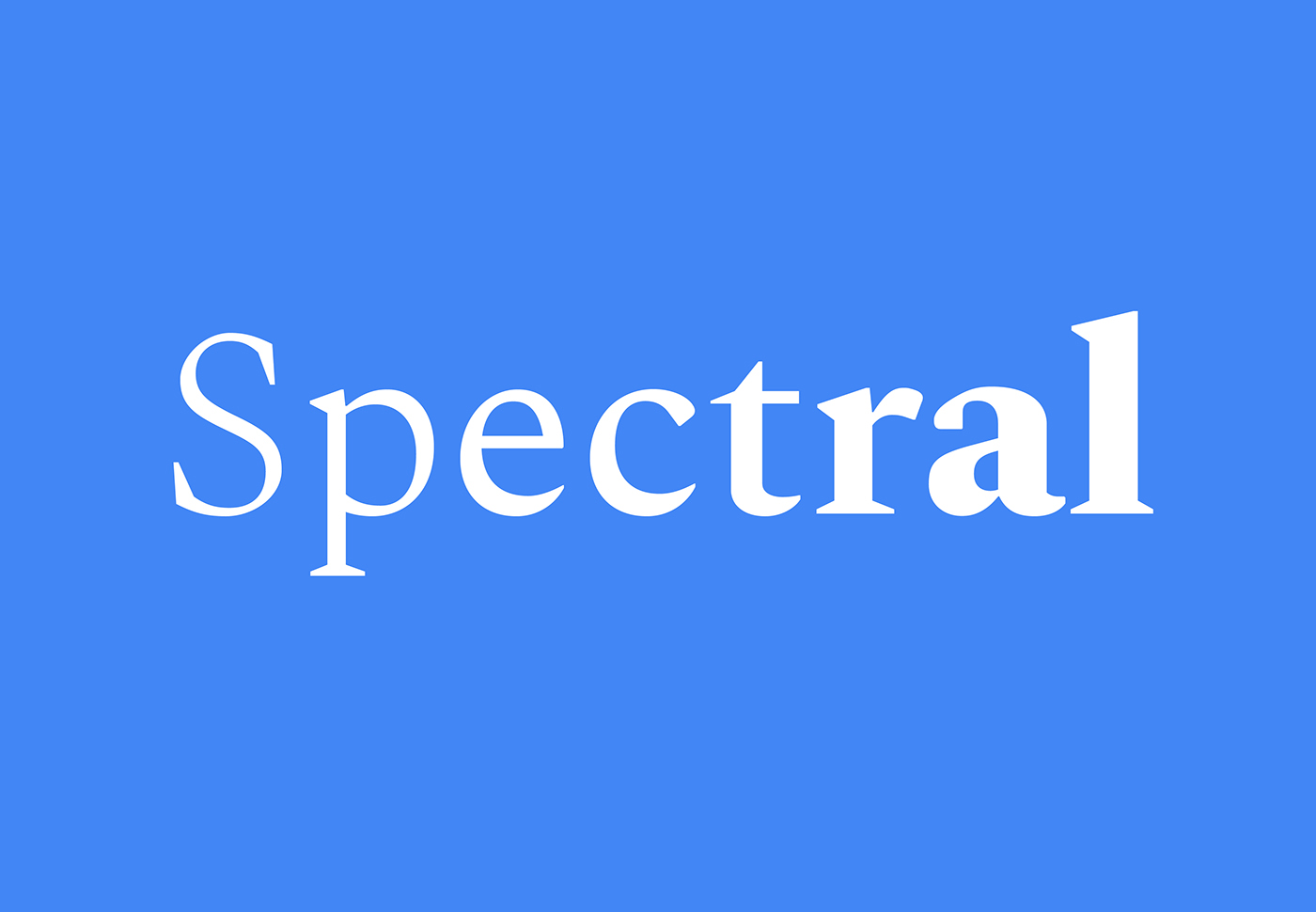 Spectral Font Family - Befonts.com