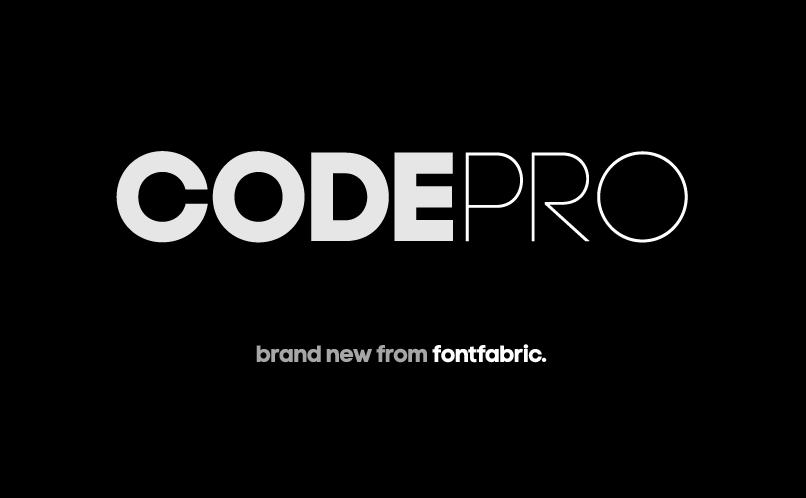 code font family