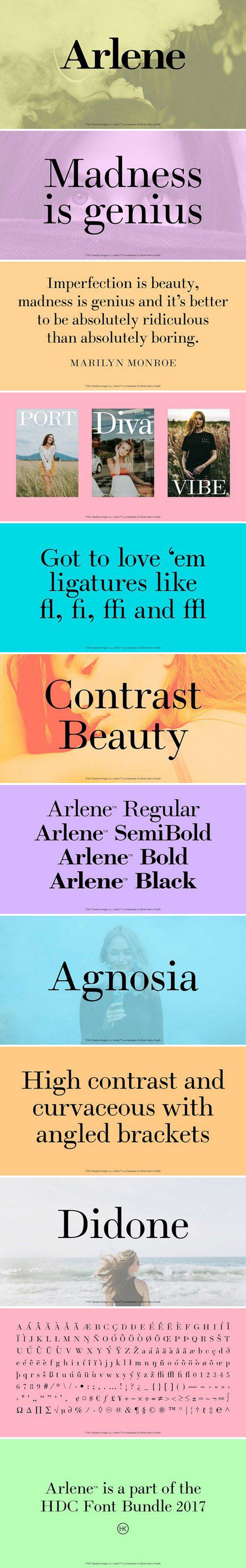 Arlene Font Family Befonts Com