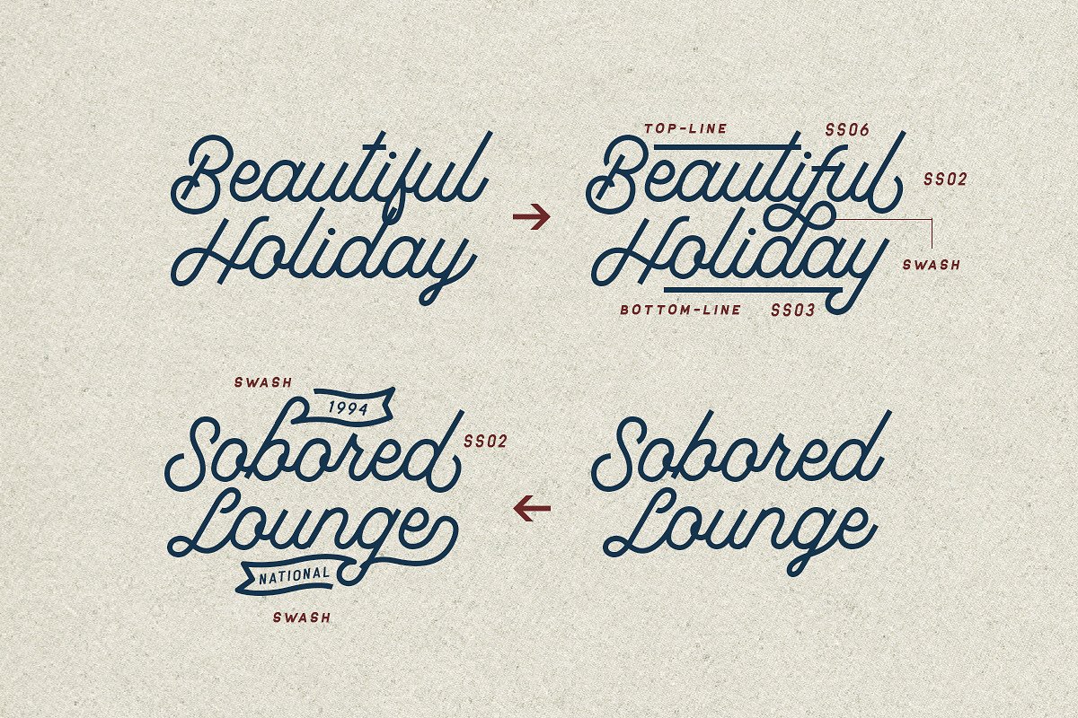  Beautiful  Holiday Font  Befonts com