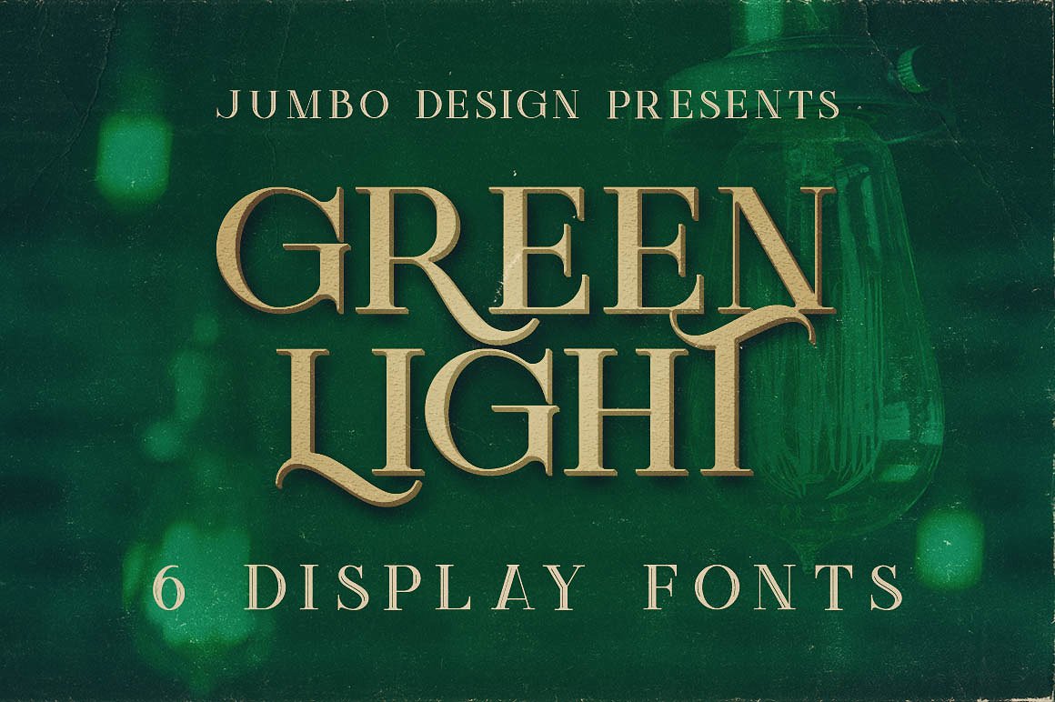 Green font. Person Green font.