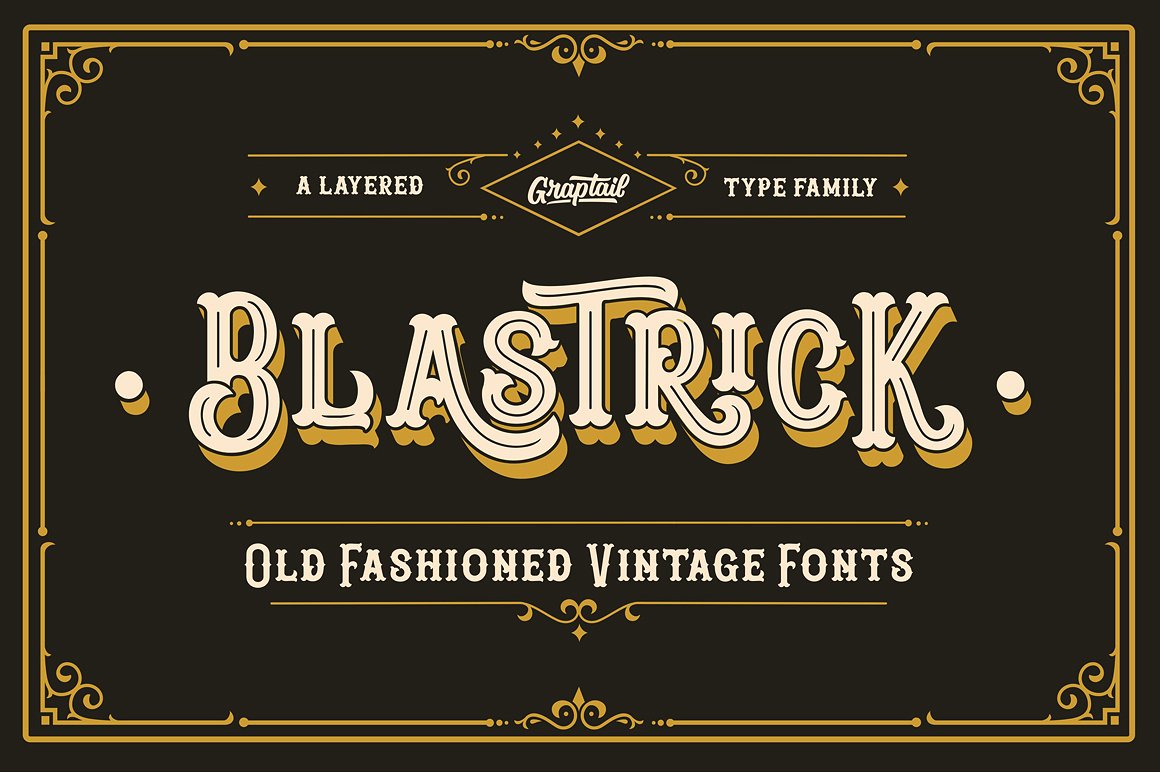 retro typeface