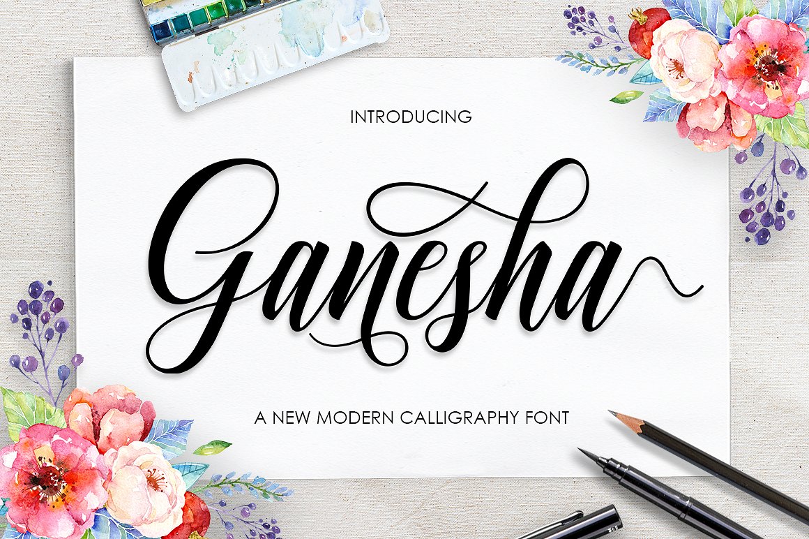Free Ganesha Script Script Fonts
