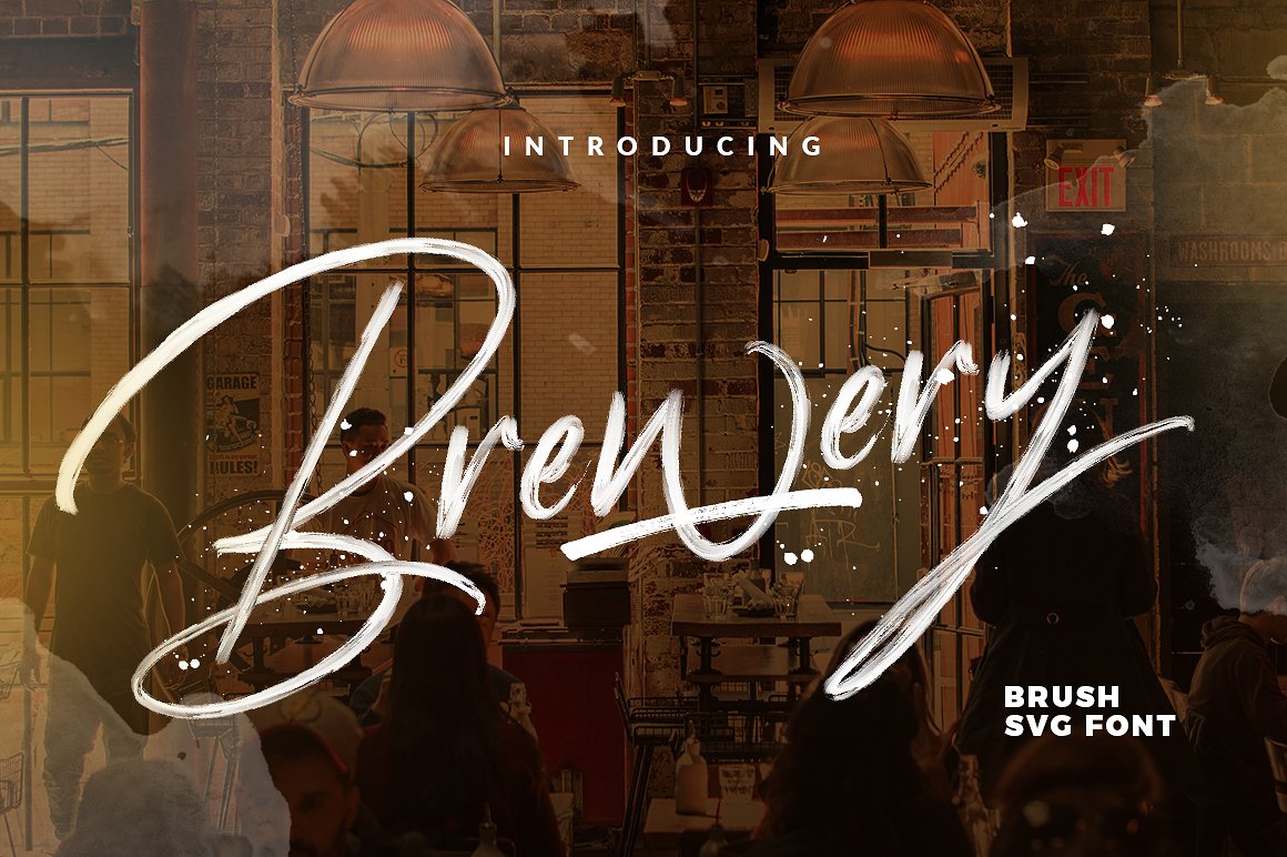 Brewery Brush Font Befonts Com