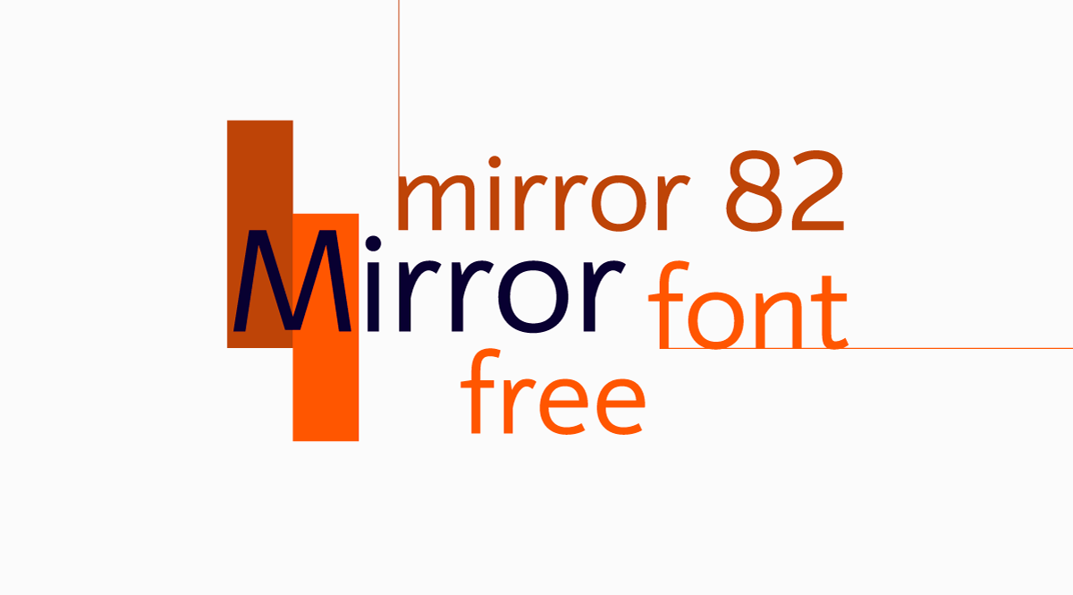 Mirror Font